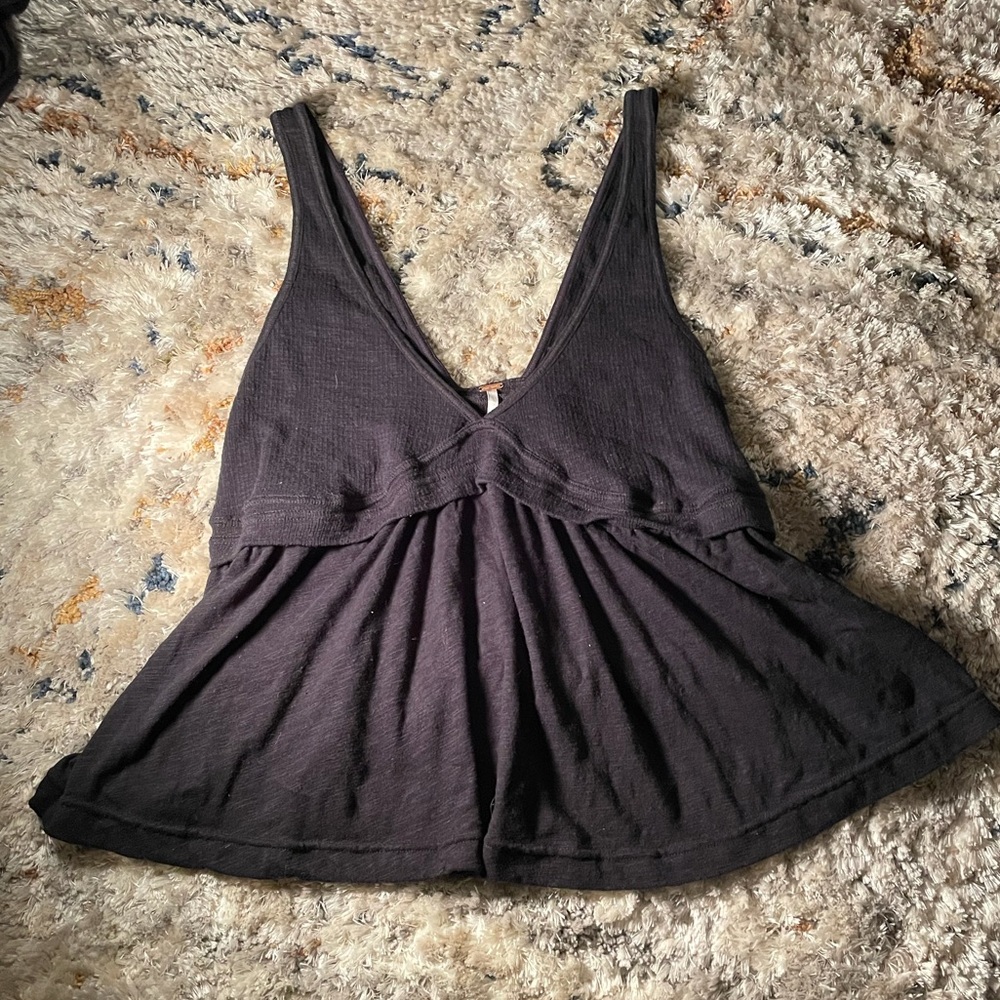 Free People black tank top